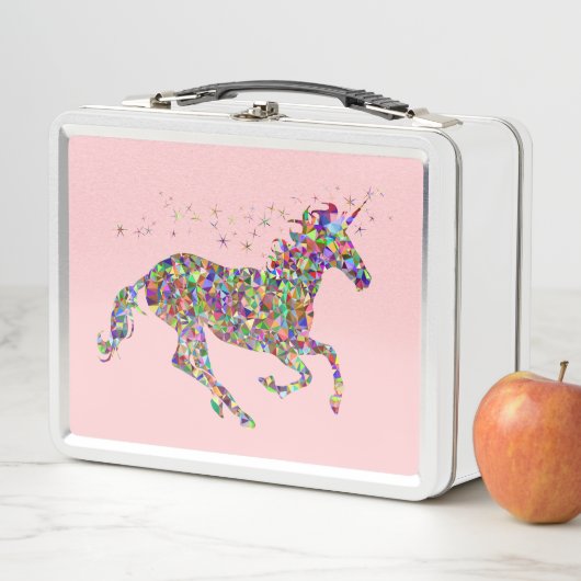 Unicorn Sparkle Lunch Box (In situ)