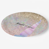 Unicorn Sparkle Papieren Bordje (Gekanteld)