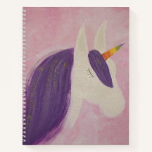 Unicorn Spiral notebook