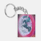 Unicorn Splash-Sleutelhanger Sleutelhanger (Voorkant Links)