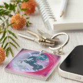 Unicorn Splash-Sleutelhanger Sleutelhanger (Voorkant Rechts)