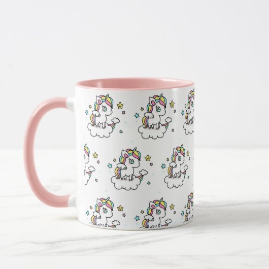 Unicorn Sprinkles Kawaii Cute cup mok (Links)