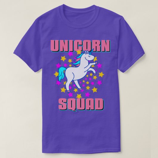 Unicorn Squad Awesome Dazzling Present Gift T-shirt (Design voorkant)