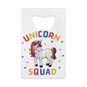 Unicorn Squad Creditkaart Flessenopener (Achterkant)