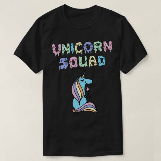 Unicorn Squad Cute Funny Unicorn Party Triblend T-shirt (Design voorkant)