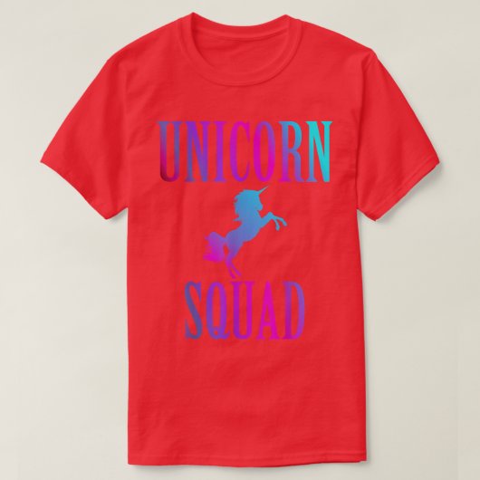 Unicorn Squad Enchanted Rainbow Fantasy Fairy Tale T-shirt (Design voorkant)