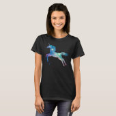 Unicorn Squad Galaxy Galactic Space Flying T-shirt (Voorkant volledig)