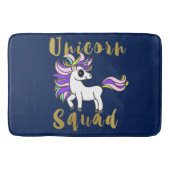 Unicorn Squad, kleurrijke Pony Badmat (Voorkant)