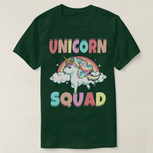 Unicorn Squad Magical Mythical Creater T-shirt (Design voorkant)