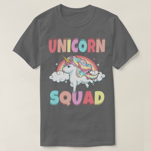 Unicorn Squad Magical Mythical Creater T-shirt (Design voorkant)