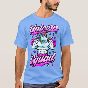 Unicorn Squad Magische Gym Workout Kettlebells Fit T-shirt