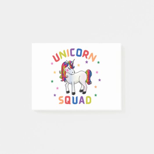 Unicorn Squad Post-it® Notes (Voorkant)