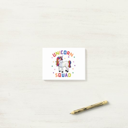 Unicorn Squad Post-it® Notes (Op bureau)