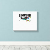 Unicorn Squad Rainbow Unicorns Liefhebber Grappig  Canvas Afdruk (Insitu (Houten vloer))
