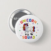Unicorn Squad Ronde Button 5,7 Cm (Voorkant /achterkant)