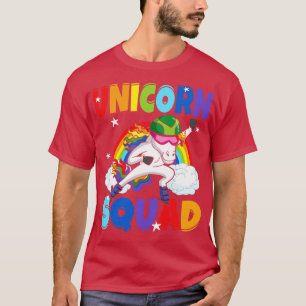Unicorn Squad Speed Schaats Ice Skater Winter Spor T-shirt