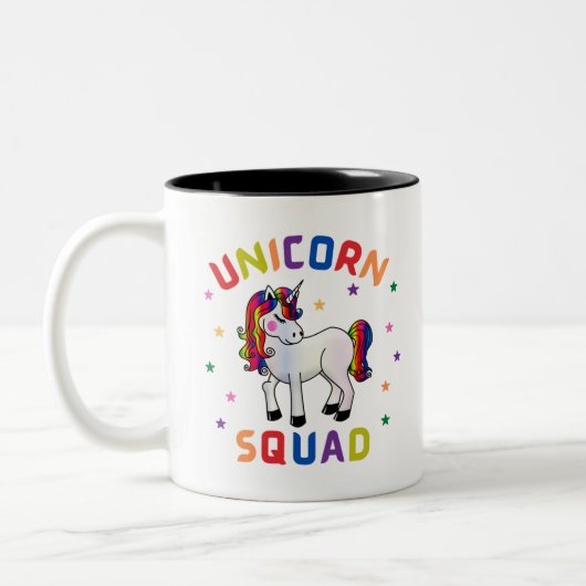 Unicorn Squad Tweekleurige Koffiemok (Links)