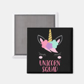 Unicorn Squad Unicorn Gift  Magneet (Voorkant / Achterkant)