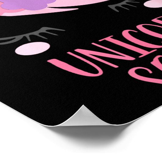 Unicorn Squad Unicorn Gift  Poster (Hoek)
