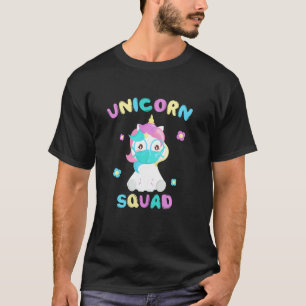 Unicorn Squad Unicorn Wearing Face Mask T-shirt