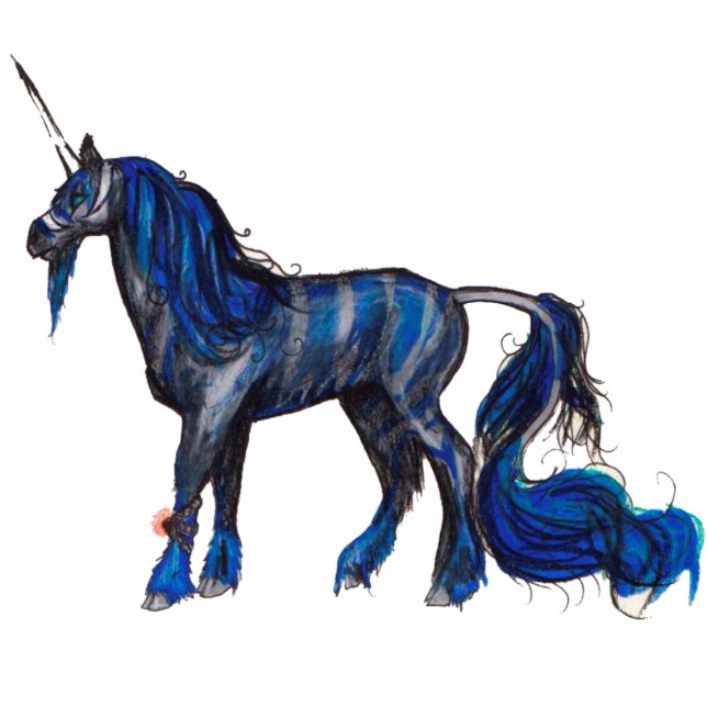 Unicorn Staand Fotobeeldje (Voorkant)