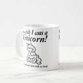 Unicorn Stabbing Funny T-Shirt Koffiemok (Voorkant links)