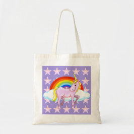 Unicorn & Stars Budget Canvas tas