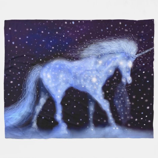 Unicorn Stars grote deken (Voorkant (Horizontaal))