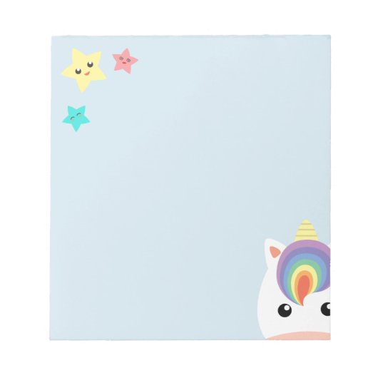 Unicorn & Stars Notitieblok (Voorkant)