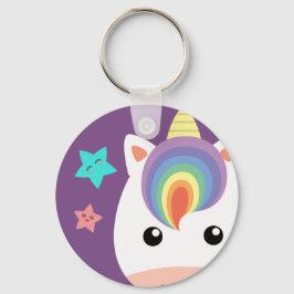 Unicorn & Stars Sleutelhanger
