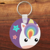 Unicorn & Stars Sleutelhanger (Voorkant)