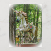 Unicorn Statue Briefkaart (Voorkant)