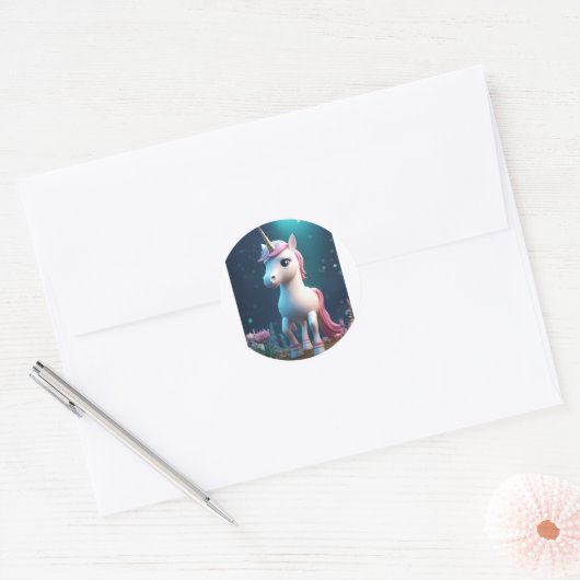 Unicorn sticker (Envelop)