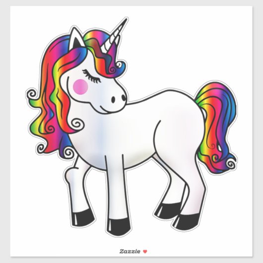 Unicorn Sticker (Vel)