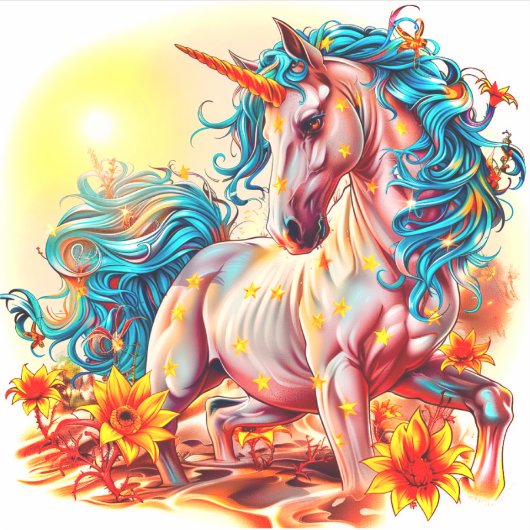 Unicorn Sticker (Voorkant)