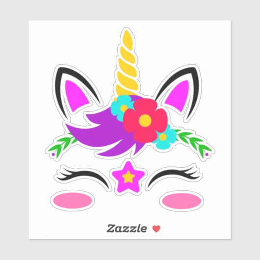 Unicorn Sticker (Vel)