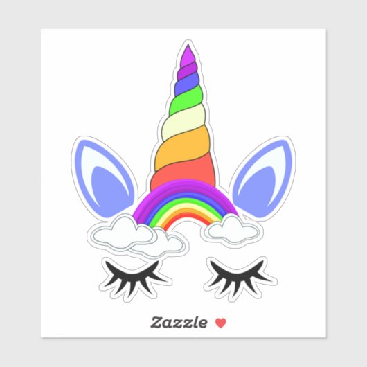 Unicorn Sticker (Vel)