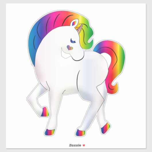 Unicorn Sticker (Vel)
