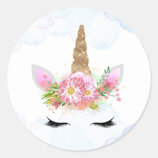 Unicorn Sticker (Voorkant)