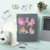 Unicorn sticker verpakking (iPad Cover)