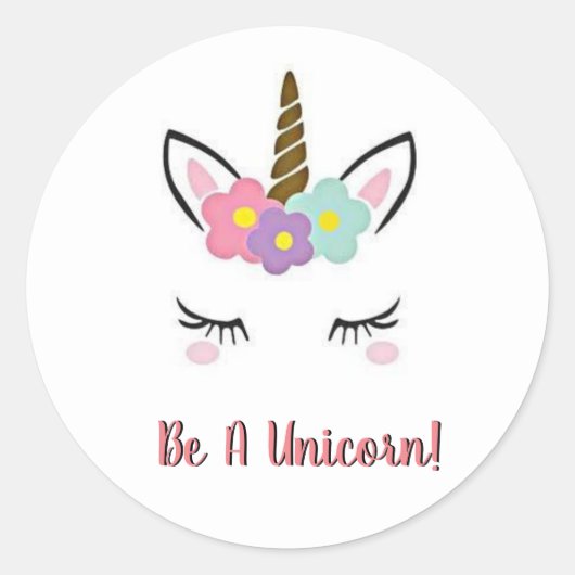 Unicorn stickers (Voorkant)