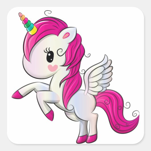 Unicorn Stickers - partijvoordeel (Voorkant)