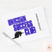 Unicorn succes club lidmaatschap stickers (Envelop)