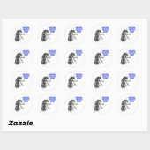 Unicorn Succesclub Ronde Sticker (Vel)