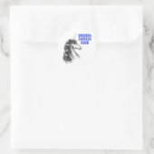 Unicorn Succesclub Ronde Sticker (Tas)