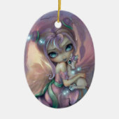 Unicorn Sunset Ceramic Ornament (Voorkant)