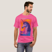Unicorn Sunset Vibes T-shirt (Voorkant volledig)