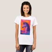 Unicorn Sunset Vibes T-shirt (Voorkant volledig)