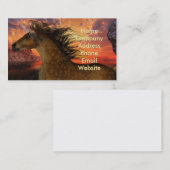 Unicorn Sunset Visitekaartje (Voorkant / Achterkant)