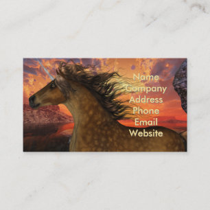 Unicorn Sunset Visitekaartje